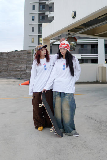 【GUBAN】6th 插畫比賽 校園 215G 長袖上衣 - 日本少女