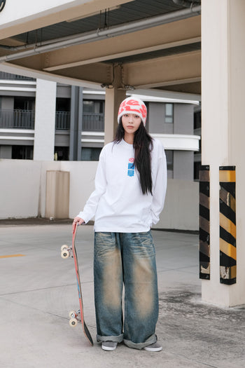 【GUBAN】6th 插畫比賽 校園 215G 長袖上衣 - 日本少女