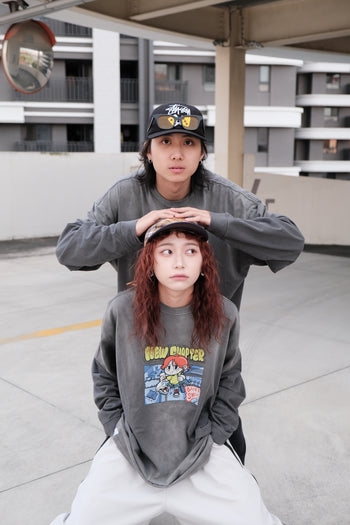 【GUBAN】6th 插畫比賽 校園 260G 長袖上衣 -漫畫男孩