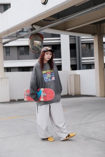 【GUBAN】6th 插畫比賽 校園 260G 長袖上衣 -漫畫男孩