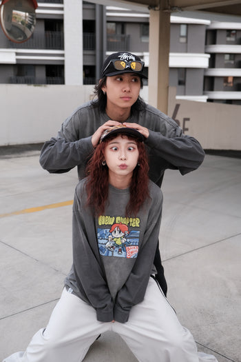 【GUBAN】6th 插畫比賽 校園 260G 長袖上衣 -漫畫男孩