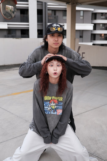 【GUBAN】6th 插畫比賽 校園 260G 長袖上衣 -漫畫男孩