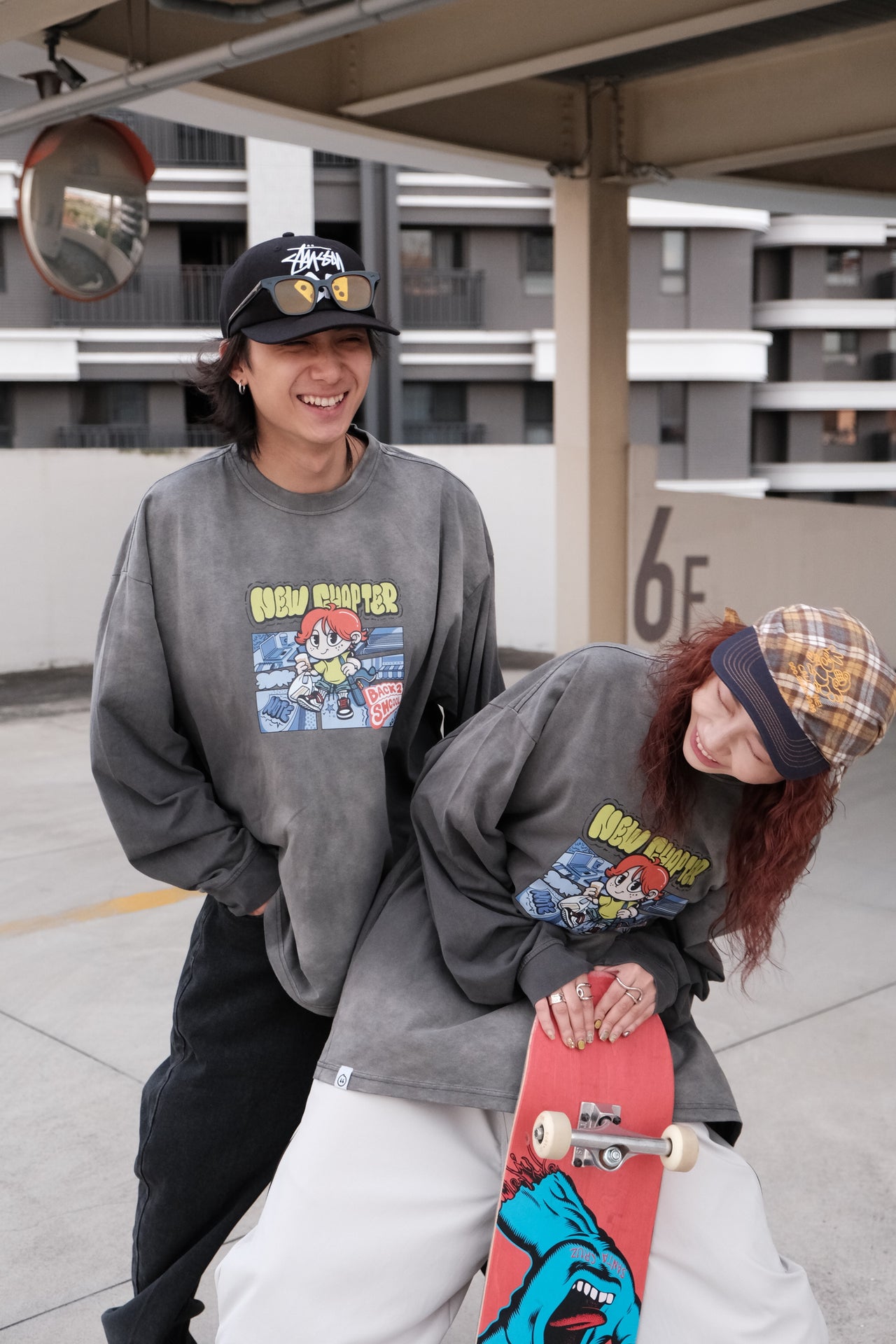 【GUBAN】6th 插畫比賽 校園 260G 長袖上衣 -漫畫男孩