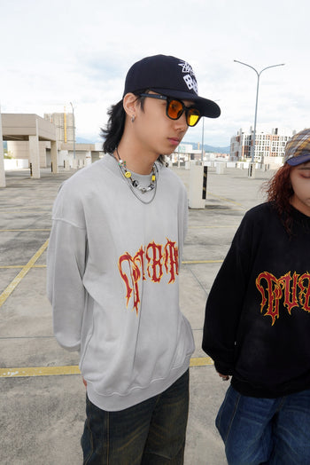 “MADE 𝗚𝘂𝗯𝗮𝗻 " 亞比 水洗 370G 原創 火焰 大學T