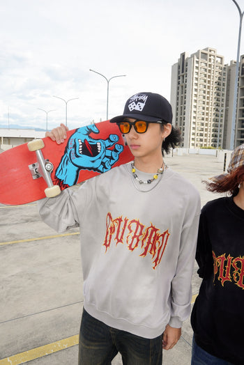 “MADE 𝗚𝘂𝗯𝗮𝗻 " 亞比 水洗 370G 原創 火焰 大學T