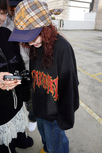 “MADE 𝗚𝘂𝗯𝗮𝗻 " 亞比 水洗 370G 原創 火焰 大學T