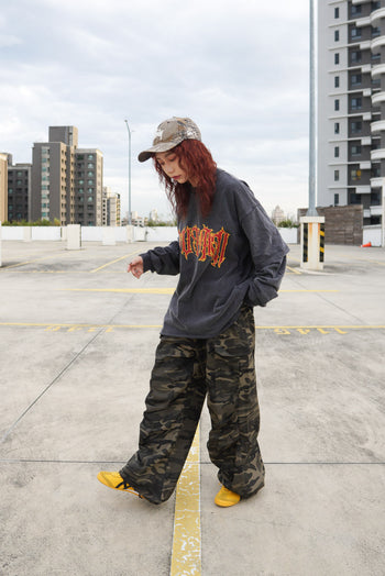 “MADE 𝗚𝘂𝗯𝗮𝗻 " 亞比 水洗 345G 重磅 假兩件 不收邊 水洗 長袖T