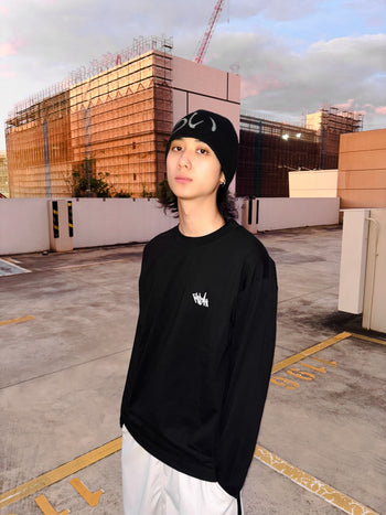 “MADE 𝗚𝘂𝗯𝗮𝗻 " 塗鴉 滑板 原創 全新面料 寬鬆  BOXY 215G 正肩 長袖Ｔ