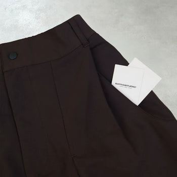 SATIVA STUDIO - DP-02 “Aeroshape” Utility Track Pants - Mocha