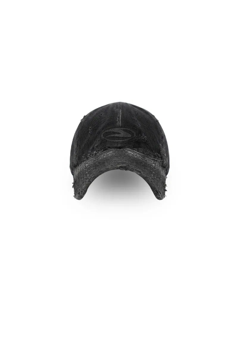 JOBDATASHEET - Distressed Washed Cap - Black D47