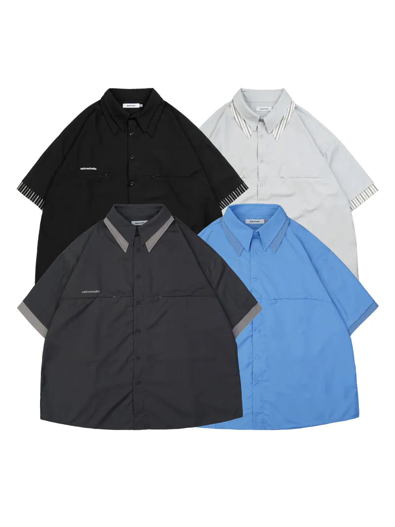 SATIVA STUDIO 2025 S/S TS-03 “Deconstruct” Shirt