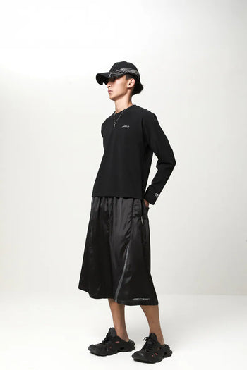 Jobdatasheet - Asymmetric Panel Satin Pants D57