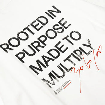 Apostle - SOM-03 "A HUNDRED TIMES" Graphic TEE - White