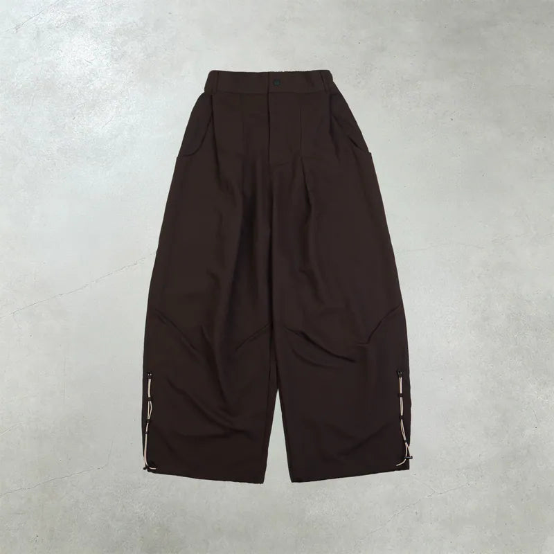 SATIVA STUDIO - DP-02 “Aeroshape” Utility Track Pants - Mocha