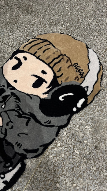 “MADE 𝗚𝘂𝗯𝗮𝗻 " 原創 G民 手工 羊毛 地毯 腳墊