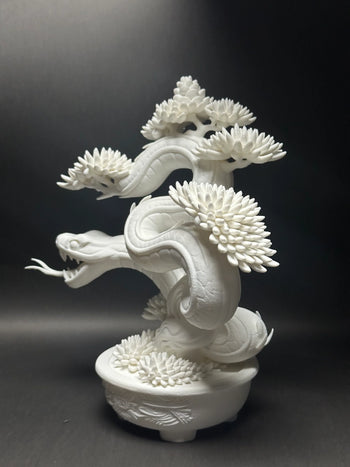 朽根造 - AC-K162 黑·盆系列｜蛇·繞折