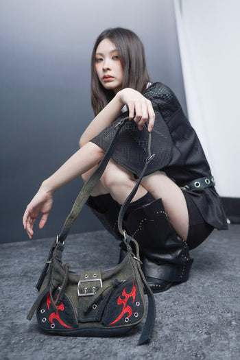 WBI 24SS EY-02 / WBI Thorn Denim Shoulder Bag