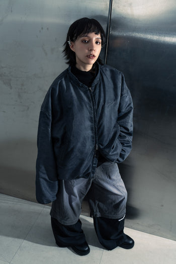 WBI 24SS EPS-02 / WBI  Denim tactical faux two-piece patchwork pants