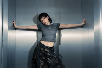 WBI 24SS EPS-01 / WBI Camouflage tactical faux two-piece patchwork pant