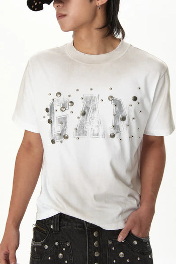 JOBDATASHEET -  GAN Graphic Hardware Tee - White D46