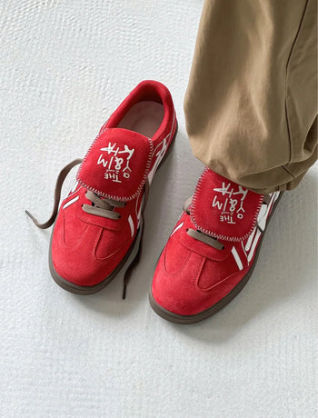 Killwinner 德訓鞋 麂皮紅絲絨