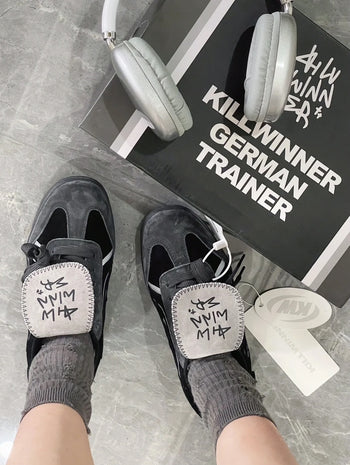 Killwinner 德訓鞋 麂皮 黑武士