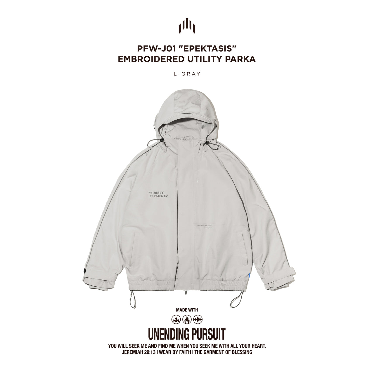 Apostle - "Epektasis" Embroidered Utility Parka