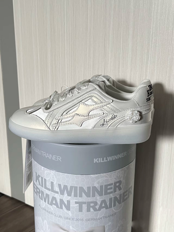 Killwinner 德訓鞋 白月光 小白鞋 安俞真同款
