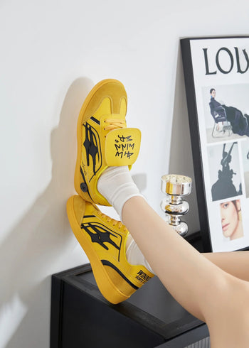 Killwinner 德訓鞋 黃色 鬼塚虎 明星同款