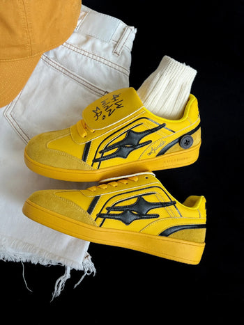 Killwinner 德訓鞋 黃色 鬼塚虎 明星同款
