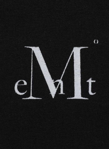 MUCENT X COIRIS SIGNATURE LOGO MIX HALF T (黑色）T-C1039