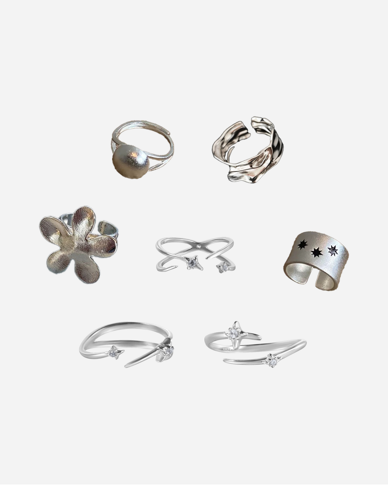 可調節戒指系列 | 小眾設計 簡約 開口 戒指