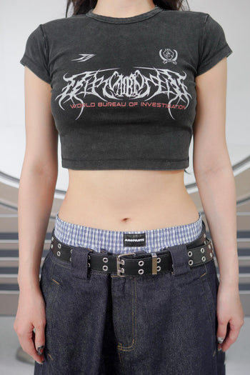 WBI 25SS SIREN-傷 / WBI  S.C.A.R. CROP TEE SCAR-01