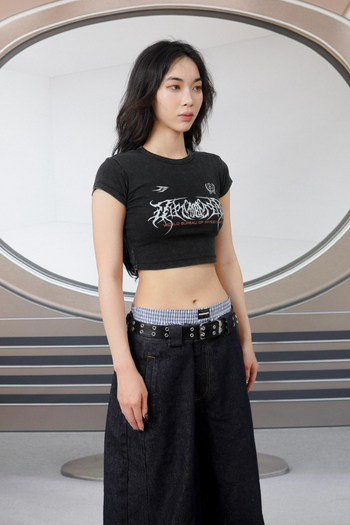 WBI 25SS SIREN-傷 / WBI  S.C.A.R. CROP TEE SCAR-01