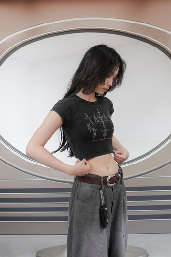 WBI 25SS SIREN-傷 / WBI  S.C.A.R. CROP TEE SCAR-02