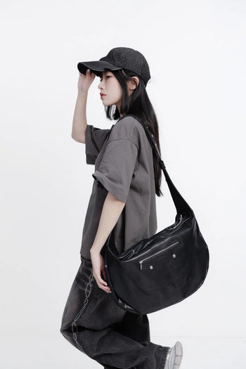 " SIMON " 卡美洛 超纖合成皮 皮革 斜跨包