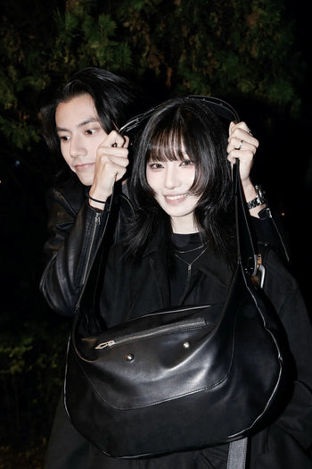 " SIMON " 卡美洛 超纖合成皮 皮革 斜跨包