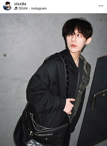 " SIMON " 卡美洛 超纖合成皮 皮革 斜跨包