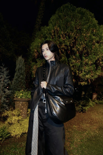 " SIMON " 卡美洛 超纖合成皮 皮革 斜跨包