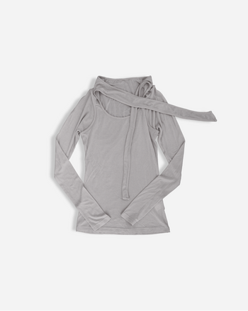 【GUBAN】春夏 飄帶 天絲 打底 內搭 修身 設計 上衣