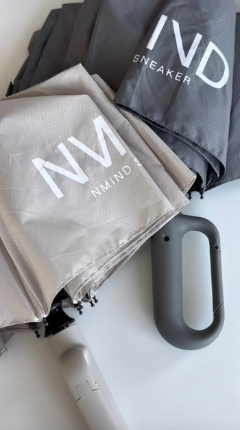 NMIND 颱風來襲也不怕☔多功能環扣自動傘