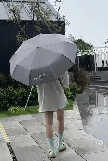 NMIND 颱風來襲也不怕☔多功能環扣自動傘