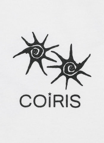 MUCENT X COIRIS SIGNATURE LOGO MIX HALF T (白色）T-C1039