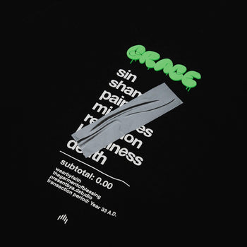 Apostle - "GRACE" Graffiti Slogan TEE - Black