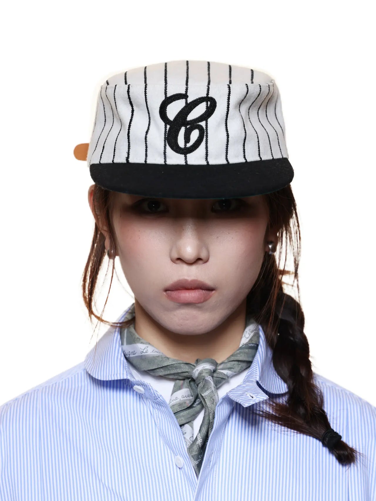 6CRAYON Pillbox Cap 條紋藥盒帽 (Black)
