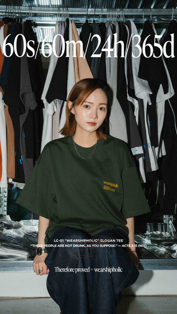 Apostle - "Wearshipholic" Slogan TEE