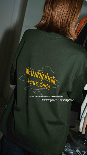Apostle - "Wearshipholic" Slogan TEE