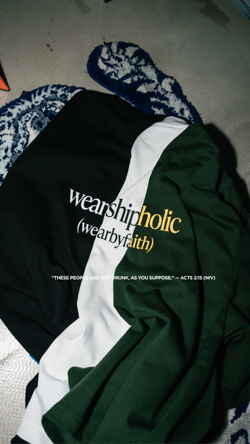 Apostle - "Wearshipholic" Slogan TEE