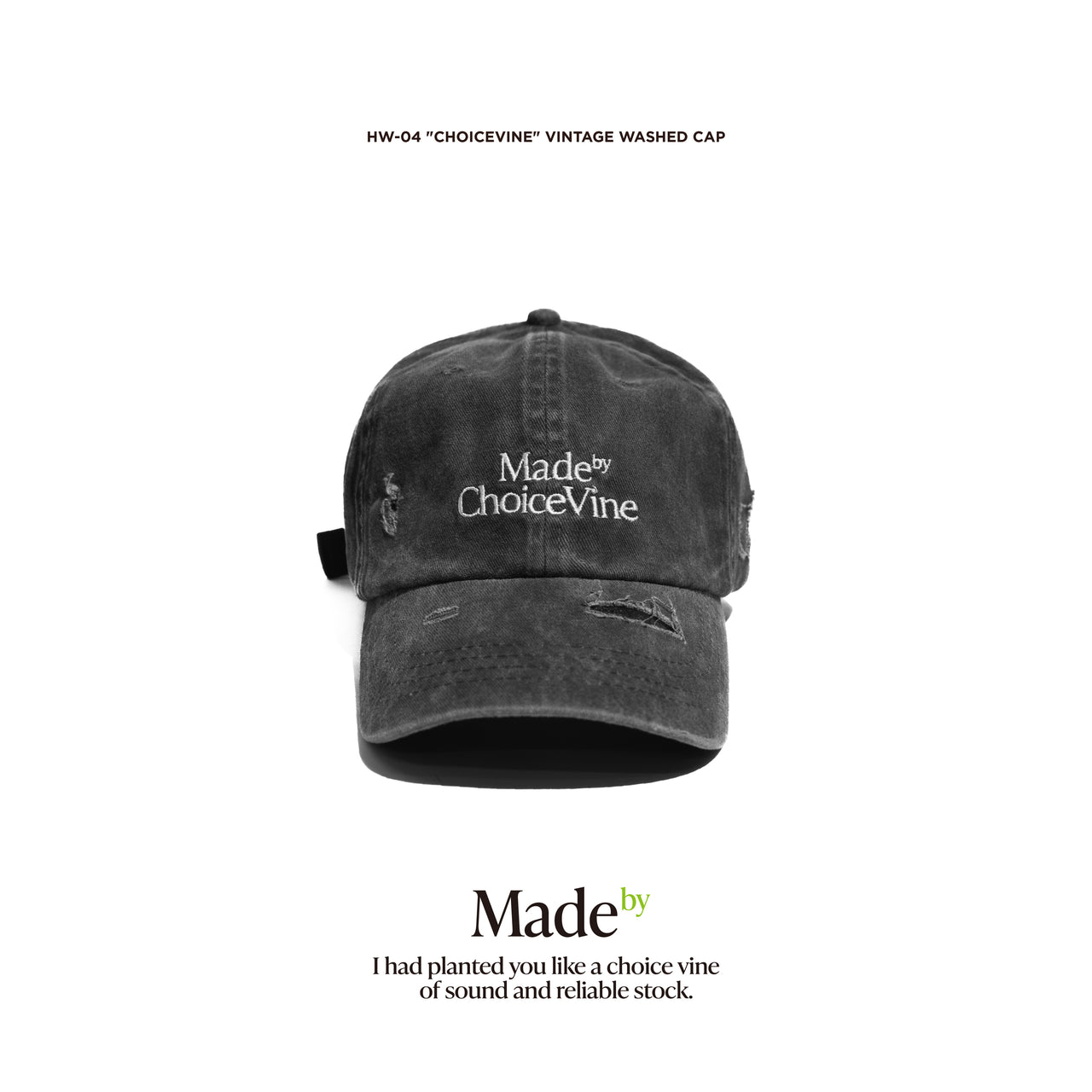 Apostle - "ChoiceVine" Vintage Washed Cap