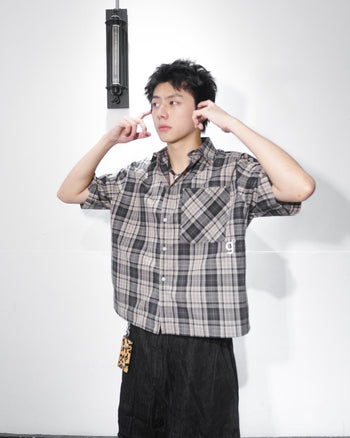 “MADE 𝗚𝘂𝗯𝗮𝗻 " 格子 BOXY 寬短 春夏 美式 襯衫